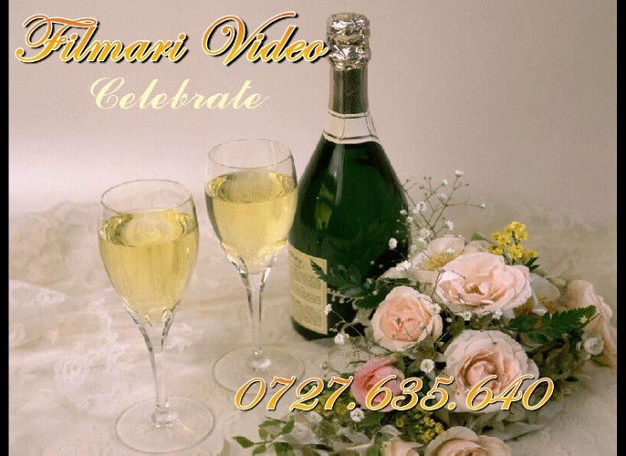 champagne_with_two_glasses_and_flowers - FILMARI VIDEO