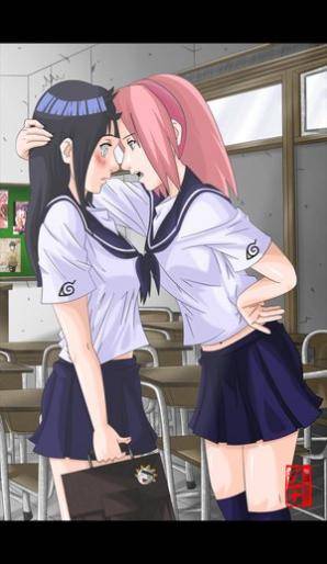sakura x hinata; sakura x hinata
