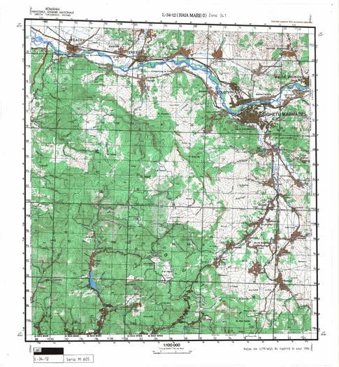 L-34-12 - Harta militara detaliata a Romaniei