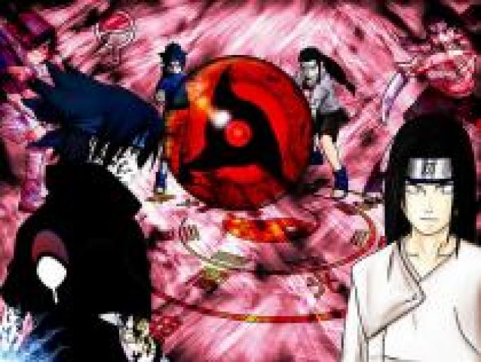 Sasuke vs Neji - Poze cu toate personajele din Naruto