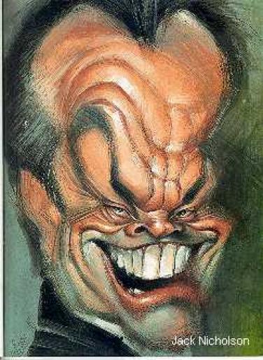 Jack Nicholson (1) (3) - Zambete - caricaturi