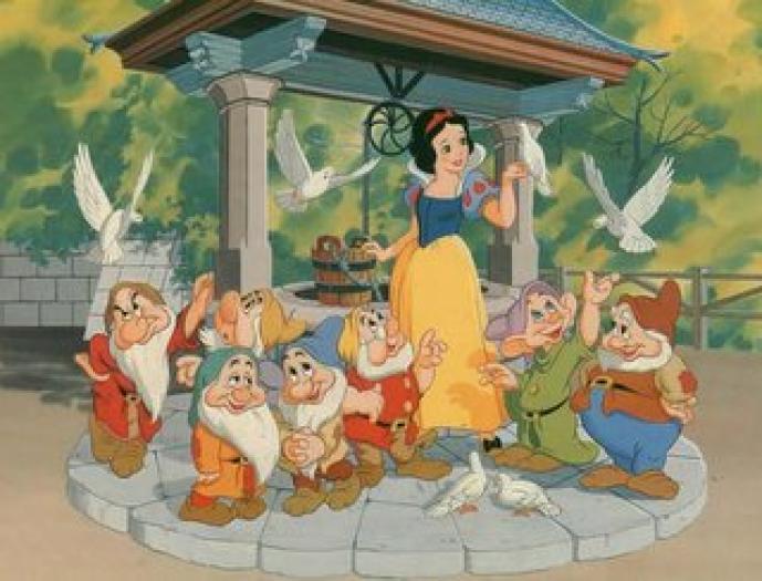 6. snow white and 7 dwarves - poze cu printese