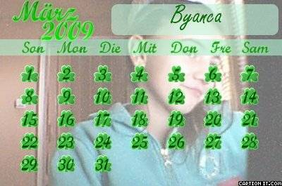 Byanca calendar