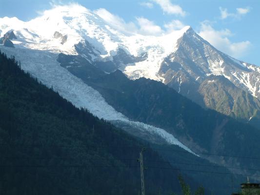 sur le glacier des Bossons - Alpi