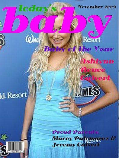 ashley in revista baby - poze modificate cu Ashley Tisdale