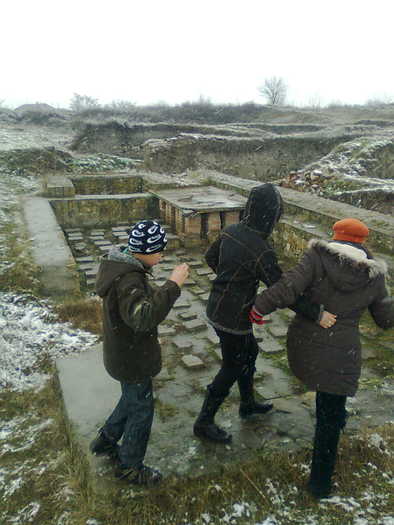 Imagine1079; Hypocaustul din cetatea Sucidava
