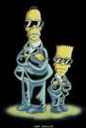 bart+omer - simpson