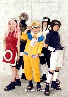 sakura-naruto-sasuke-neji-kakashi cosplay - toti din naruto cosplay