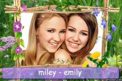 miley-emily - Miley Cyrus and Emily Osment