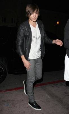 normal_012 - Zac Efron and Vanessa Hudgens and Brittany Snow out at Beso
