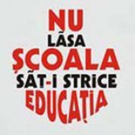 nu lasa scoala sat-i strice buna educatie - avatare