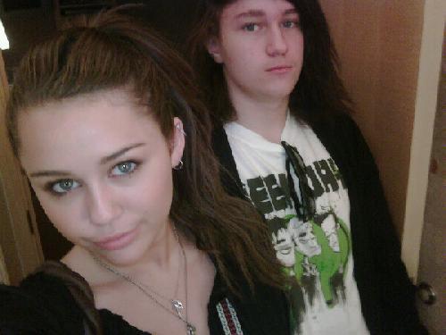 miley and a boy