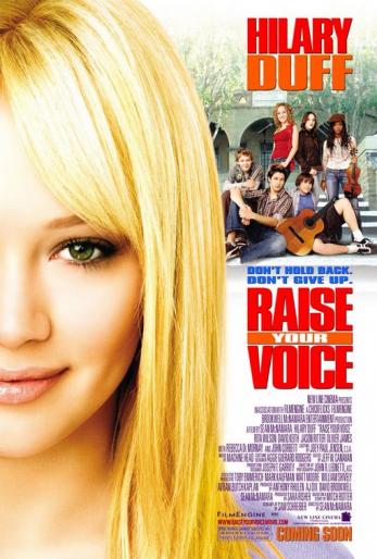 CAST- Hilary Duff, Oliver James, James Avery, Rebecca De Mornay, John Corbett - raise your voice