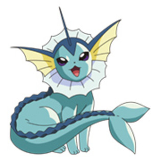 Vaporeon,evolutia sa de apa - Eevee si evolutiile sale