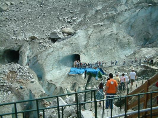 L'entrée du musée de la glace - Alpi