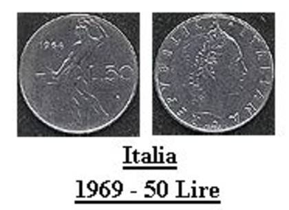 italia 1969 - 50 lire - banii
