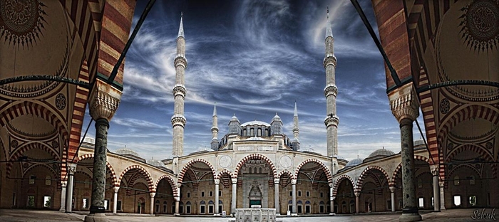 Selimiye Mosque in Edirne - Turkey (panorama) - Islamic Architecture Around the World