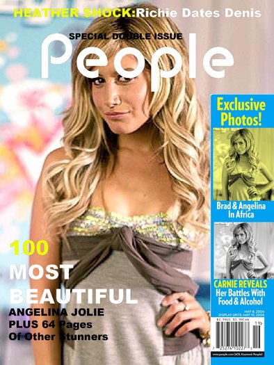 ashley in revista people - poze modificate cu Ashley Tisdale