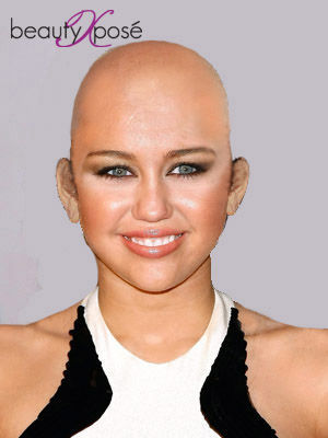 bald_miley_cyrus - Miley-cheala