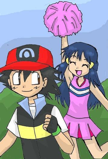 ash si dawn - cupluri pokemon