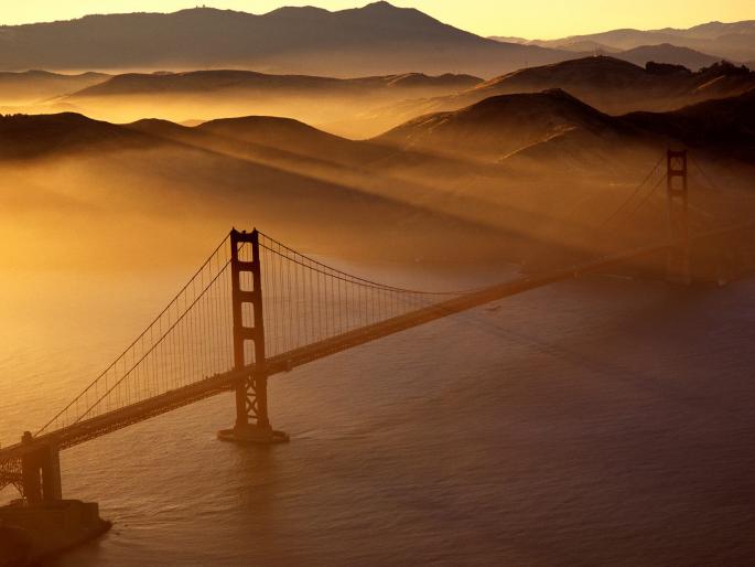 Golden Gate Bridge, Marin Headlands, San Francisco, California