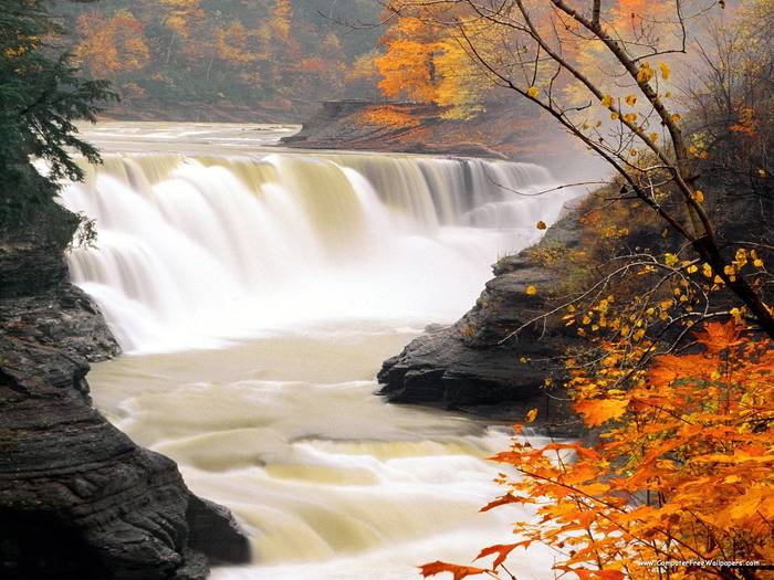 Lower Falls, Letchworth State Park, Castile, New York