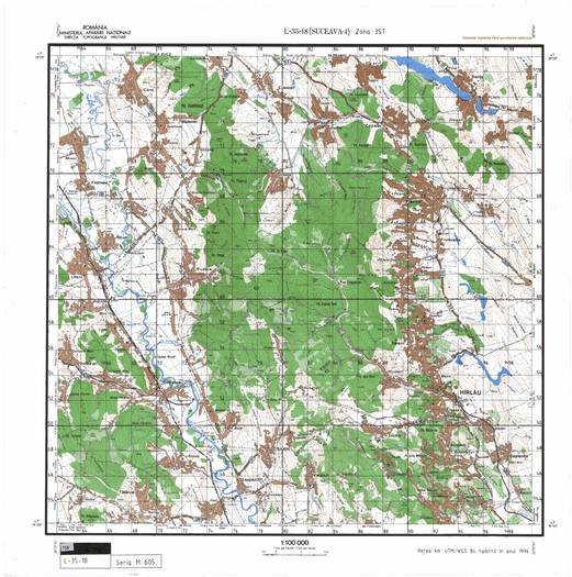 L-35-18 - Harta militara detaliata a Romaniei