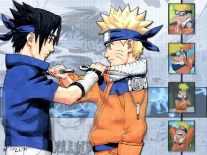 Naruto and Sasuke - Naruto