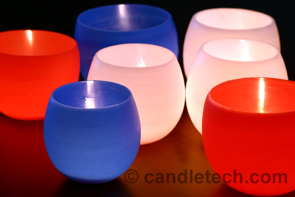 candelute colorate - diferite candelute-lumanarele decorative