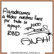  - autografe rebelde