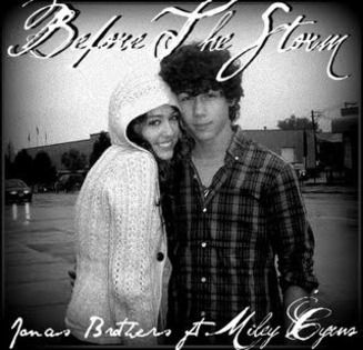 Miley Cyrus & Nick Jonas-Before The Storm - miley and nick