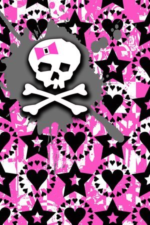 Pink_Bow_Emo_Scene_Skull_by_RoseanneJones[1] - poze rock