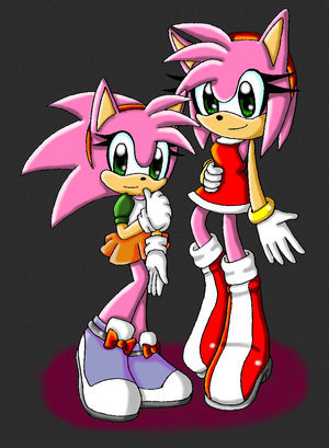 amy_rose_and_amy_rosy_by_ASB_Fan - pozeeee multe si diferite