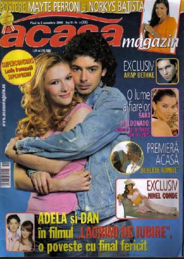 Adela si Dan in revista Acasa magazin - Adela Popescu in reviste