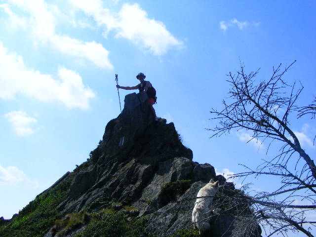 DSCF4388 - 2 august 2009 Traseu Suior Secatura Creasta Cocosului Gutaiul Doamnei  Vf Gutai