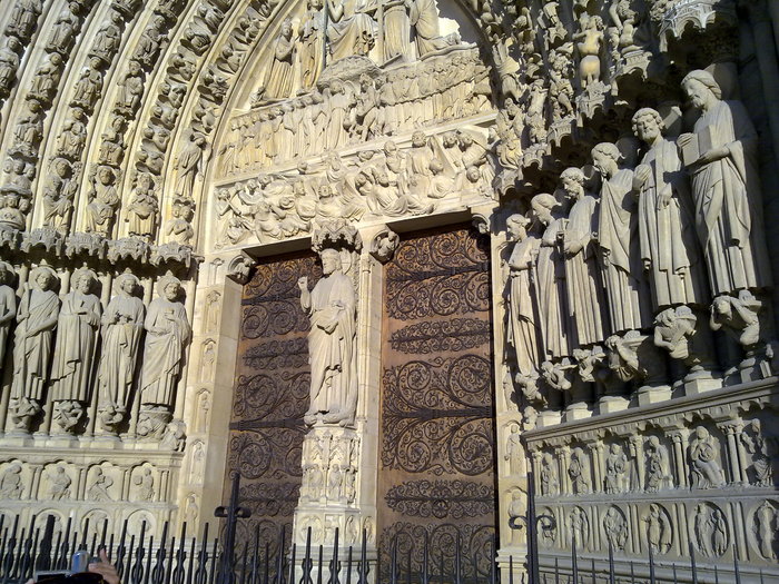 detaliu Notre Dame - 2009 -  Paris