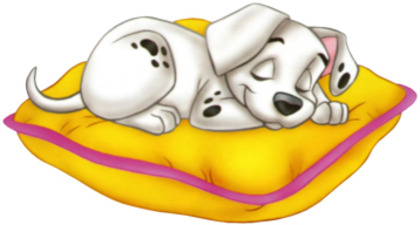 Disney-101-Dalmation-sleeping-pillow - Animale