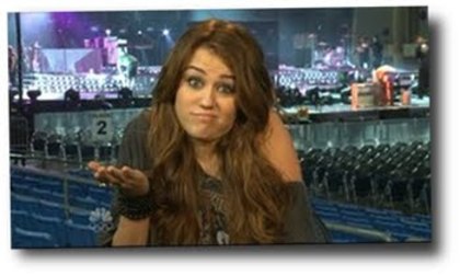 Miley Cyrus on the Jay Leno show; oare de ce?
