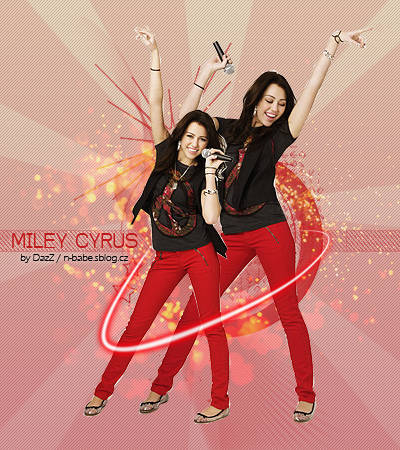 Blend_with_Miley_Cyrus_by_dazzlicious - poze rare cu miley cyrus sau hannah montana