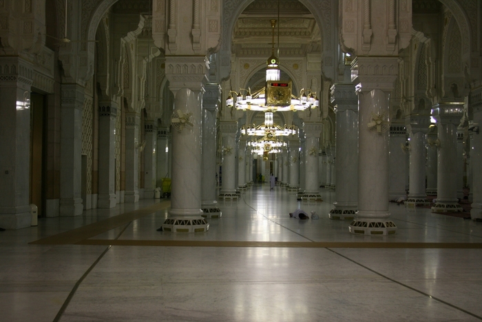 Masjid Al Haram in Makkah - Saudi Arabia (pillars) - Islamic Architecture Around the World