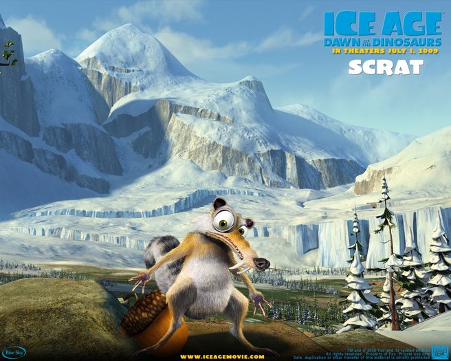 ice age-scrat - ice age 3