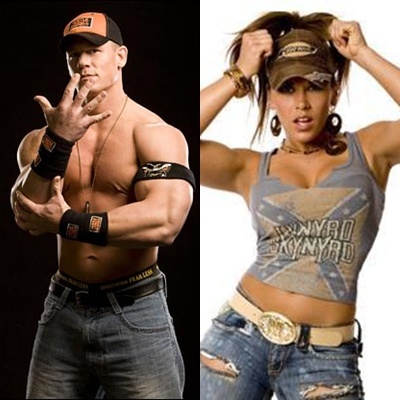 John Cena si Mickie James - cel mai frum cuplu