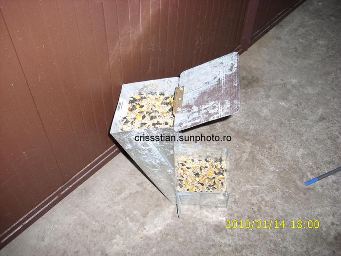 furajator de cereale semiautomat (2) - boxa ianuarie 2010 cu hranitoare pentru cereale