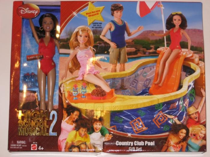 High School Musical Pool Set - Barbie hsm si hannah montana