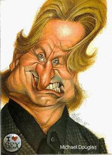 Michael Douglas (1) (3) - Zambete - caricaturi