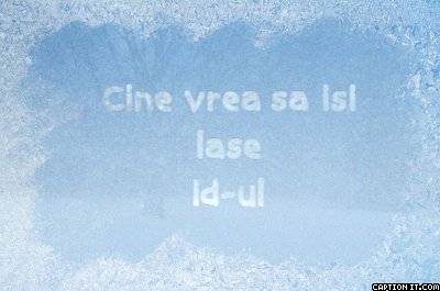 Cine vrea sa isi lase id-ul - Cine vrea sa isi lase id-ul