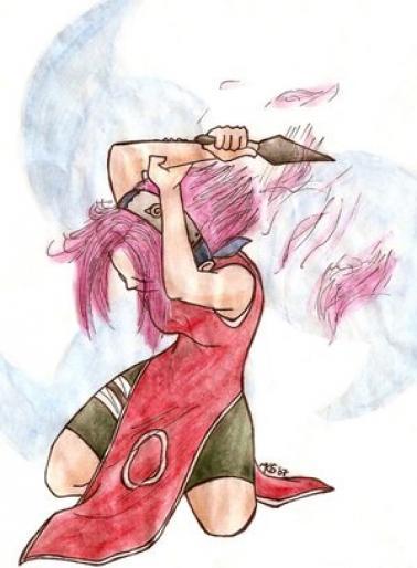 sakura lupta - poze sakura haruno