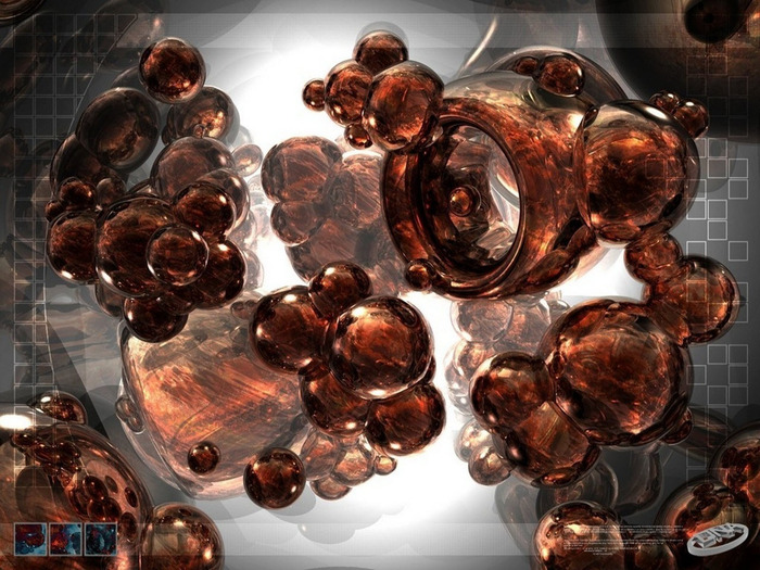 Bubble-0258  Future  Art - Abstract 3D Wallpapers 2009