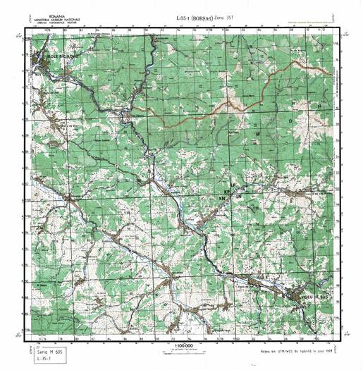 L-35-1 - Harta militara detaliata a Romaniei