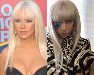 cristina-aguilera-lady-gaga - poze cu Christina Aguilera